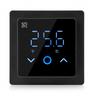Терморегулятор ERGERT ETR-380W, сенсорный, Wi-Fi, черный