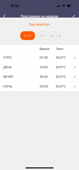 Терморегулятор Thermolife ET61W, сенсорный, WI-FI