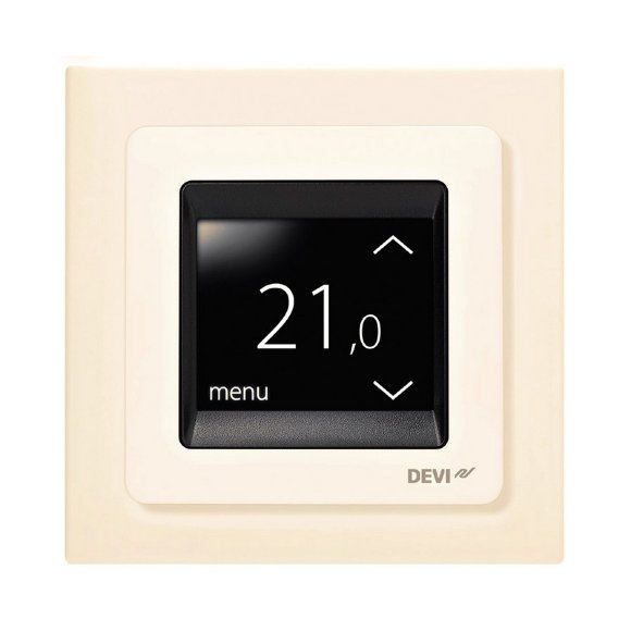 Терморегулятор DEVIreg Touch, бежевый, 16А Терморегулятор DEVIreg Touch, бежевый, 16А