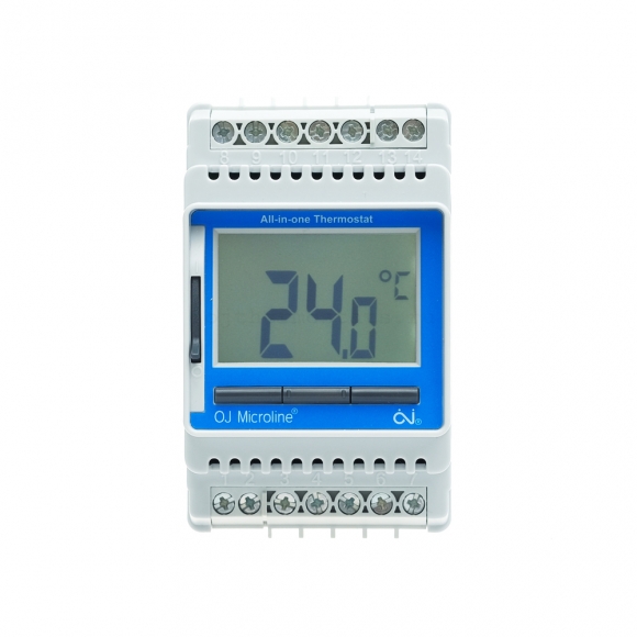 Терморегулятор OJ ETN4-1999, цифровой, -20 +70, 16А, на DIN-рейку