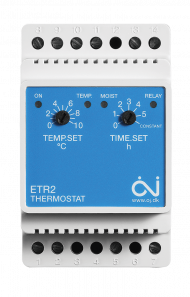 Терморегулятор OJ ETR2-1550, механический, 0 +10, 16А, на DIN-рейку
