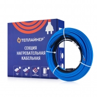 Кабельный теплый пол в стяжку  Теплайнер Floor СТПК, 200 Вт, 10 м (1-1.6 м2)